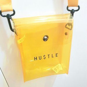 Yellow Transparent Crossbody Bag